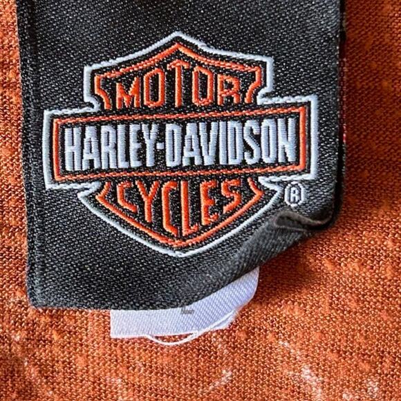 Harley-Davidson Fort Myers Florida 2013 Women's T-Shirt Burnt Orange Size Large - Picture 5 of 7